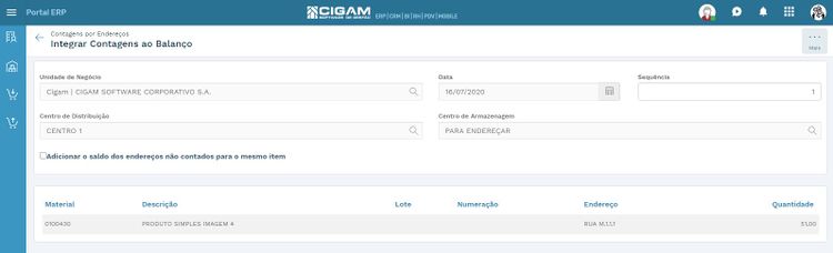 Exportar para Balanço