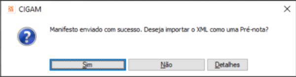 Gerar Manifestação