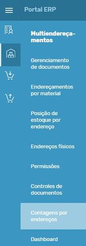 Menu ME Contagens por endereços