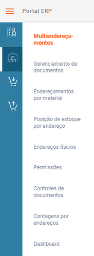 Menu ME Gerenciamento de Documentos