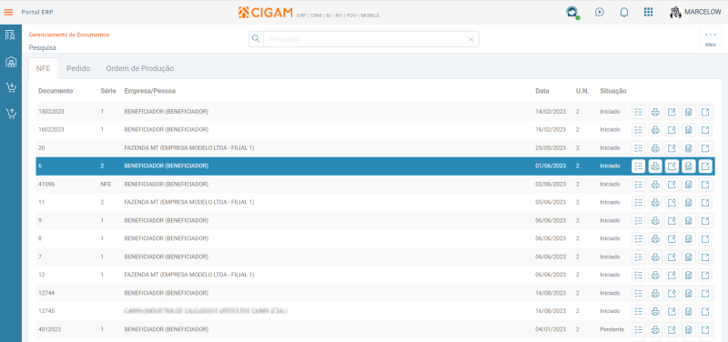 Arquivo:Menu ME Gerenciamento de Documentos NFE.jpeg