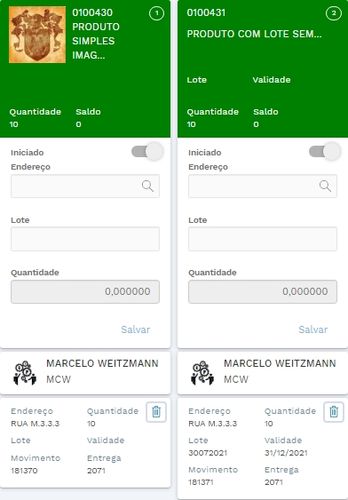 Menu ME Gerenciamento de Documentos Entrega Gerada