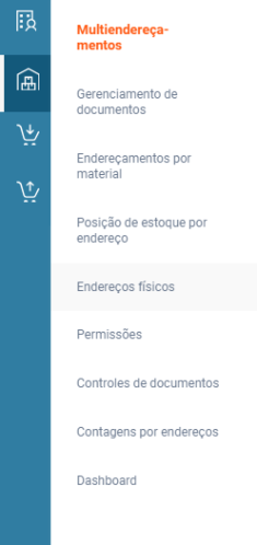 Menu ME Posição de Estoque por Endereço