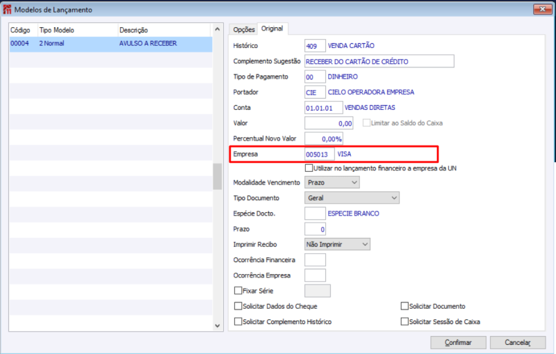Arquivo:Modelo para Criar o Lançamento de Recebimento Original.png