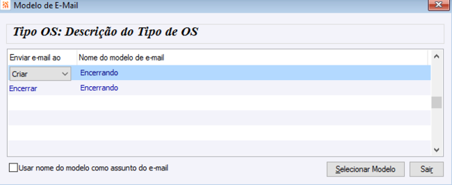 Modelo de E- Mail