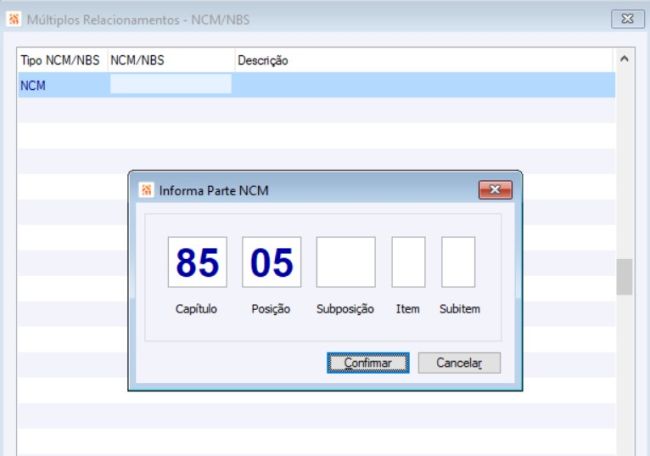 NCM Capítulo Posição