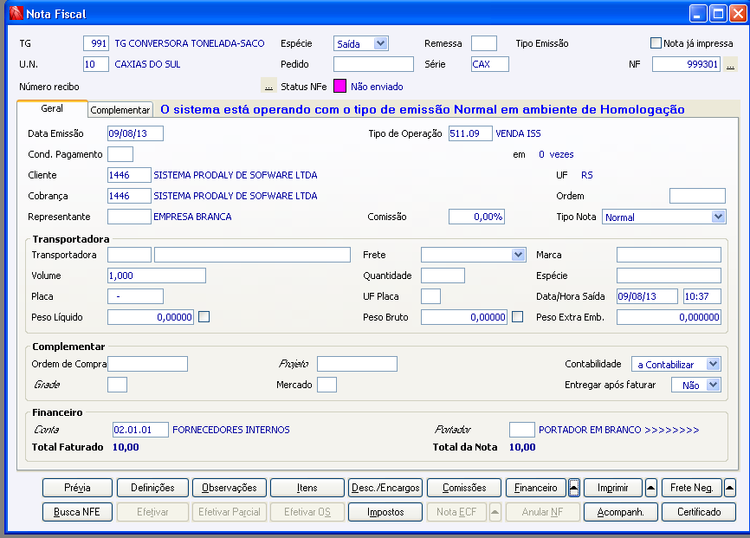 NFSe Nota Fiscal de Servico Eletronica 100.png