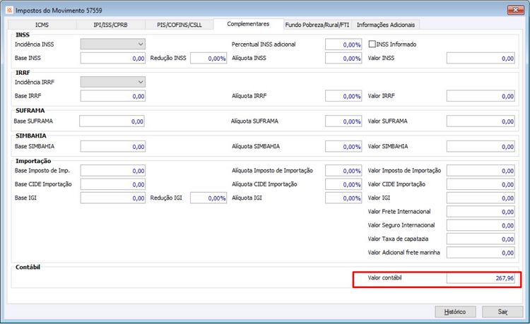 Nota de Ressarcimento ST