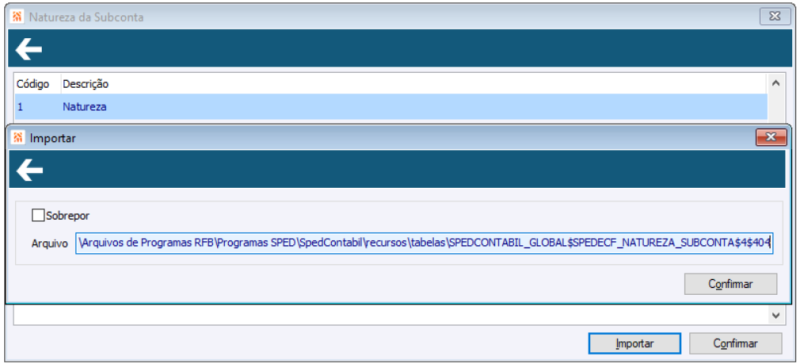 Arquivo:Natureza da Subconta Importar.png
