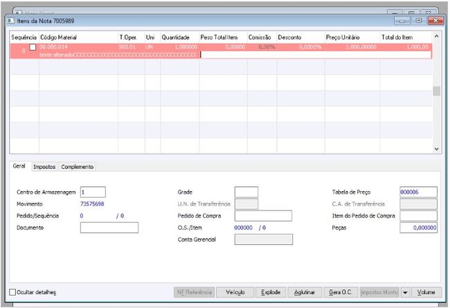 Nota Fiscal com Diferimento Parcial