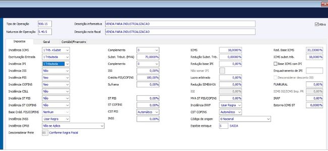 Nota Fiscal com Diferimento Parcial