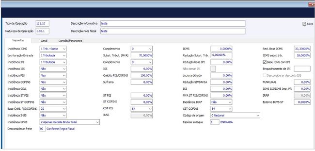 Nota Fiscal com Diferimento Parcial