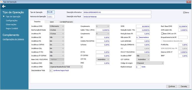 Nota Fiscal com Diferimento Parcial39