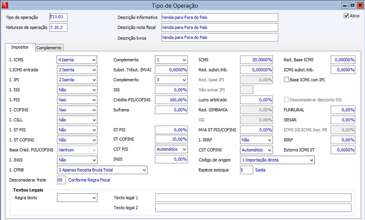 Nota Fiscal de referência por item – Exportação Indireta 3.png