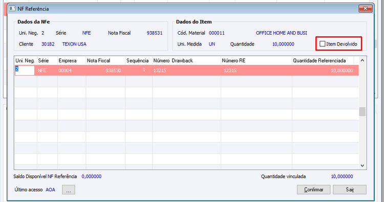 Nota Fiscal de referência por item – Exportação Indireta 9.png