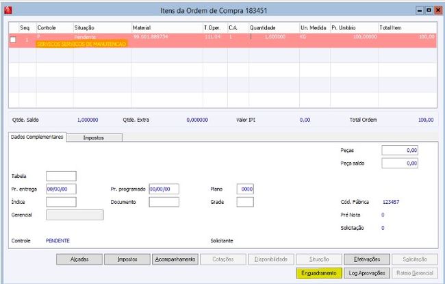 Notas Fiscais de Importação