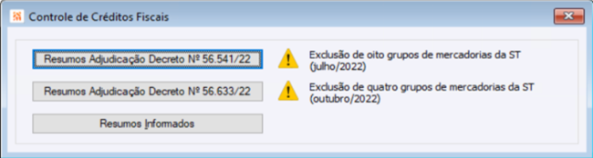 Ajusta registros 1200 e 1210