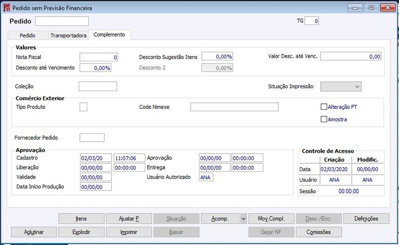 Arquivo:Pedido sem Previsão Financeiora Complemento.jpeg