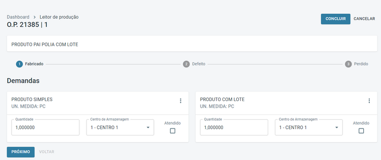 Portal Indústria Editar Demandas