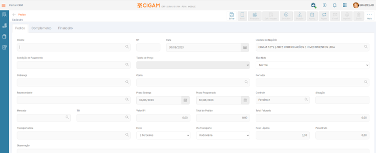 Portal Representante 61