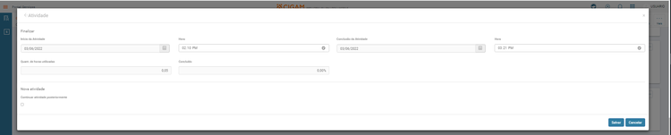 Portal Servicos Controle Atividades