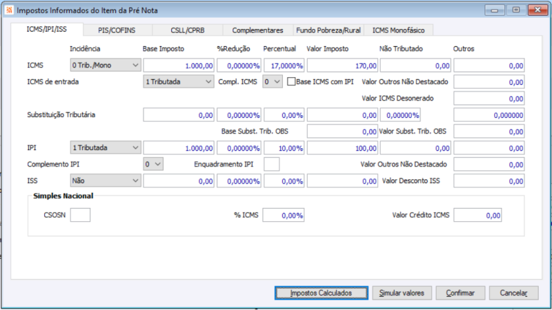 Arquivo:Pre Nota Itens Impostos.png