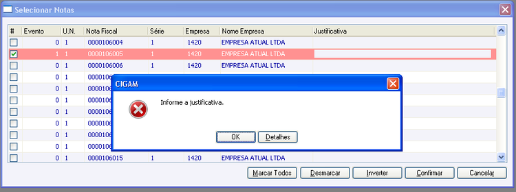 Recriar XML Carta de Correção 5