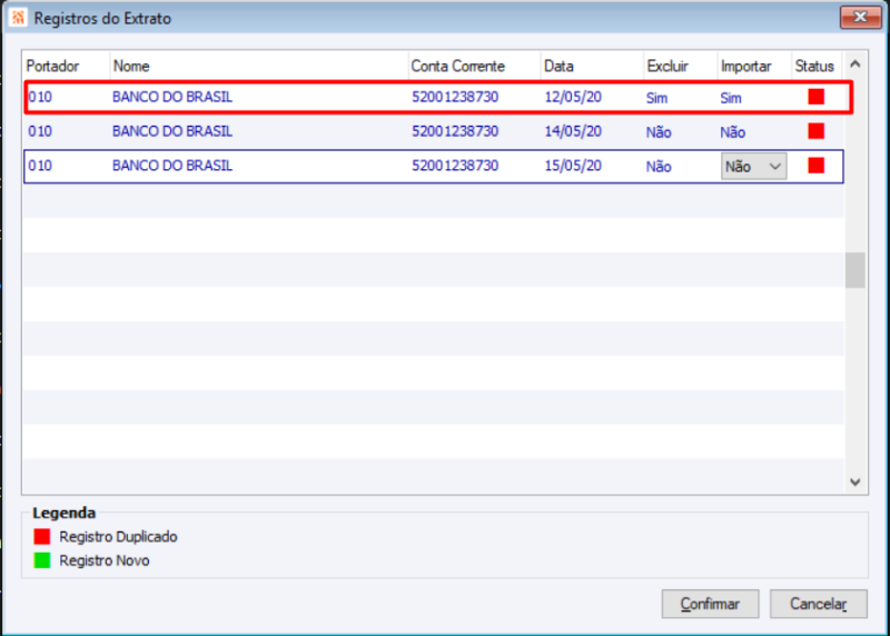 Arquivo:Registros Extrato Importar Excluir.png