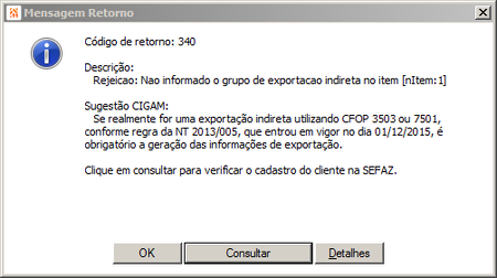 Rejeição 340