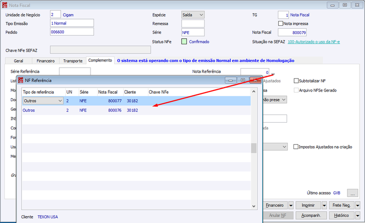 Remessa Formação de Lote 39