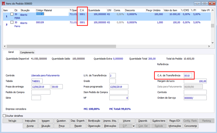 Remessa Formação de Lote 9