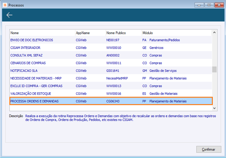 Como Fazer - Processa Ordens e Demandas pelo Gerenciador de Processos