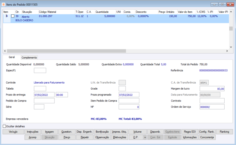 Retorno Beneficiamento Automático 19
