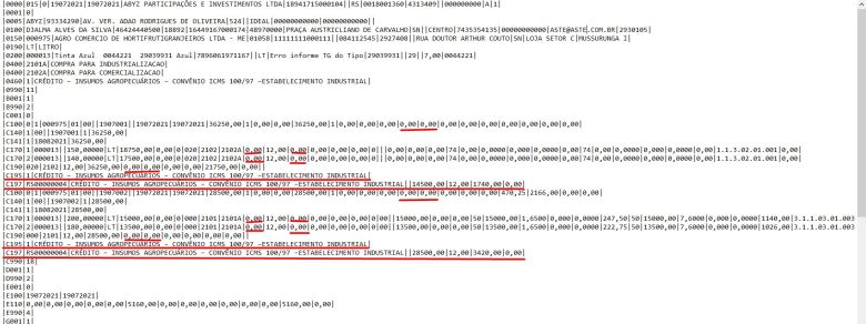 SPED Tipo de Ajuste 049
