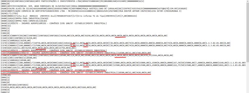 SPED Tipo de Ajuste 049