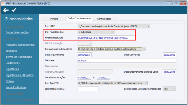 Arquivo:SPED Escrituracao Contabil Digital Substituicao.png