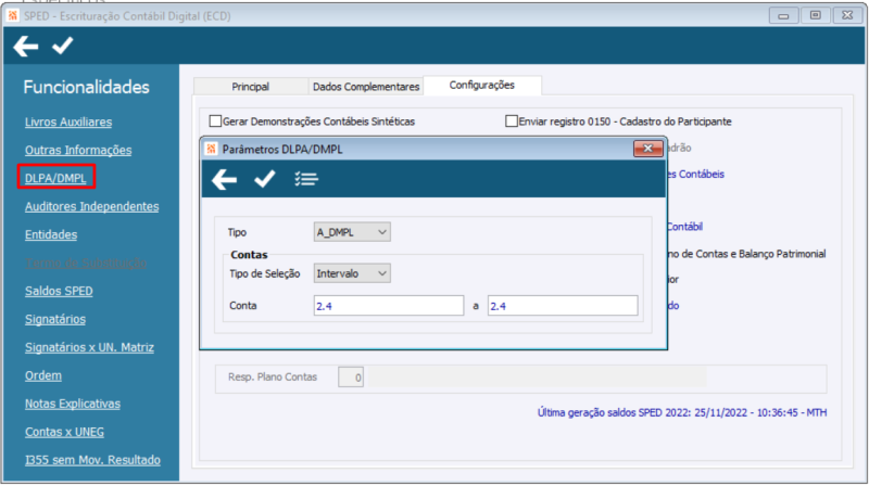 Arquivo:SPED Parametros DLPA DMPL.png