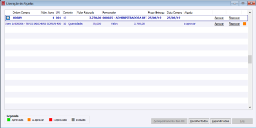 Liberação de Alçadas - Múltiplos aprovadores