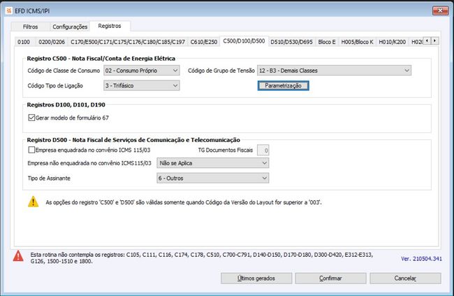 Nota de Energia Elétrica