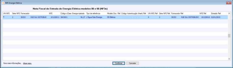 Nota de Energia Elétrica