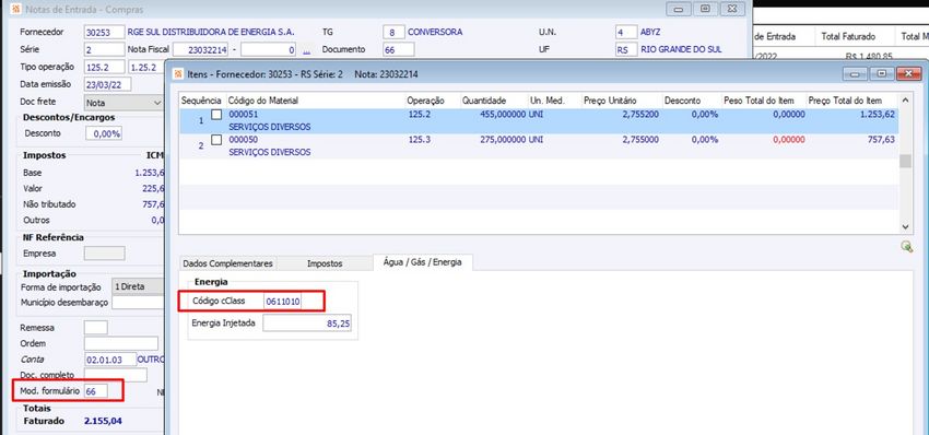 Nota Fiscal Modelo 66