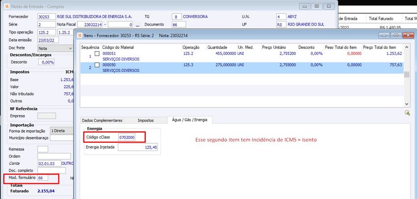 Nota Fiscal Modelo 66