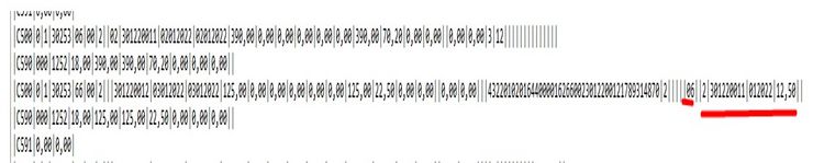 Nota de Energia Elétrica Modelo 06