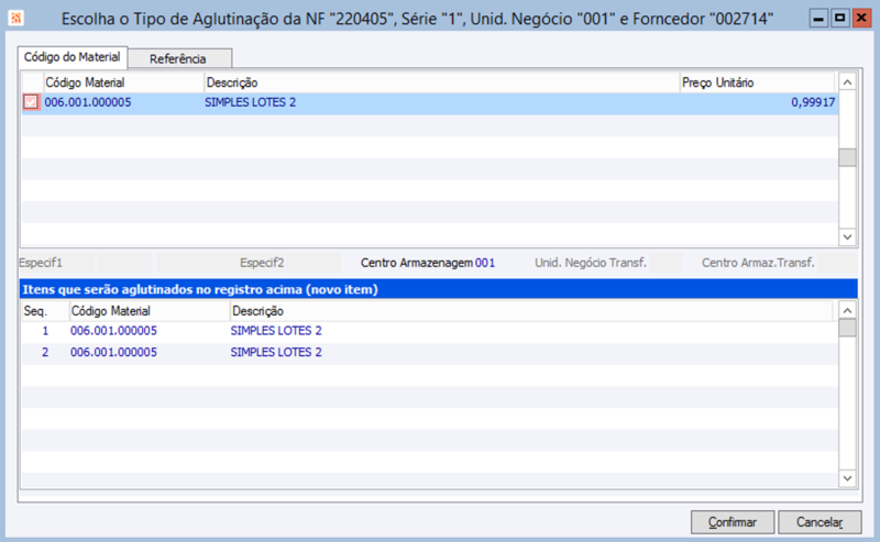Arquivo:TelaAglutinaçãoItensNFE.png