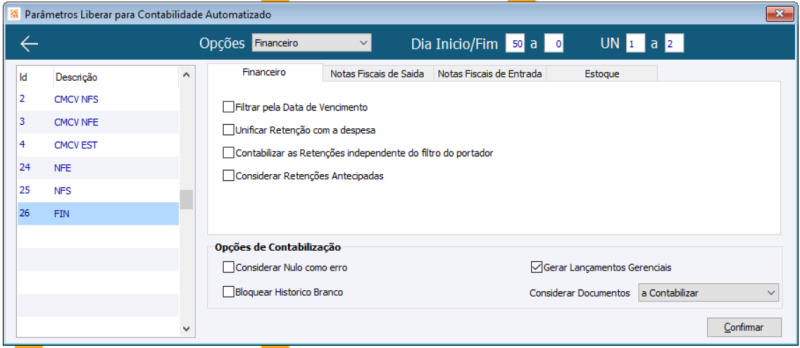 Arquivo:Tela Parametros Libera Automatico 1.png