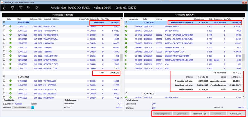 Arquivo:Tela Principal Conciliacao Bancaria Automatizada.png