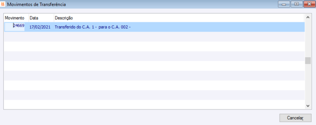 Movimentos de Transferência