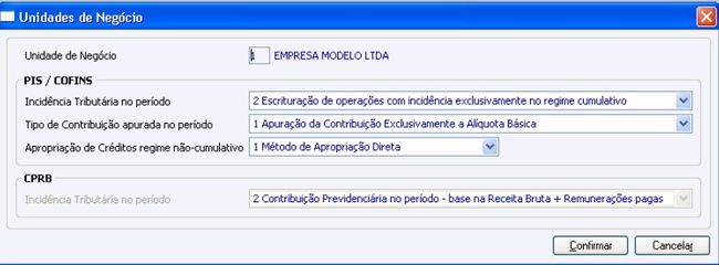 Unidades de Negócio