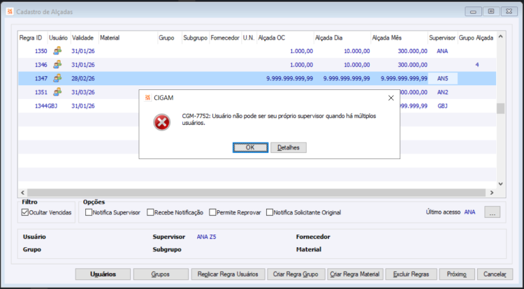 Usuários Múltiplos