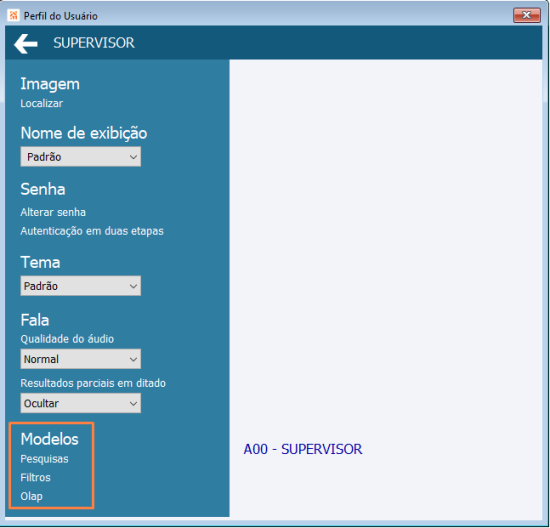 Perfil do Usuário